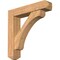 Ekena Millwork Legacy Craftsman Smooth Bracket w/ Offset Brace, Western Red Cedar, 7 1/2"W x 36"D x 36"H BKT0806X36X36LEC04SWR - alternate 1